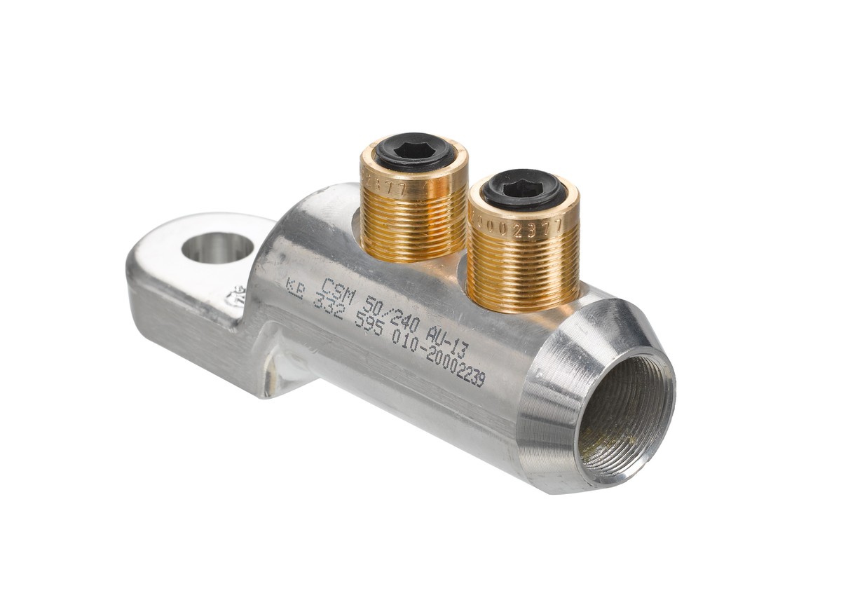 SICON Cosse à visser M12 Cu/Al re 95-400 mm2 Cu/Al rm 95-300 mm2 Alse 90° 95-240 mm2 Alse 120° 95-240 mm2 Alsm 90° 95-185 mm2 / 240 rd mm2 Alsm 120° 95-185 mm2 / 240 rd mm2