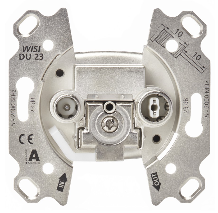 2-Loch Breitbanddose, 23 dB, 2GHz, EB