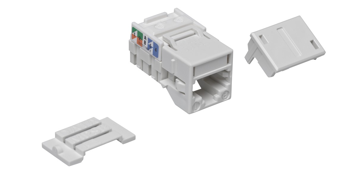 RJ45-Modul MPS 100E Kat.5e ws.
