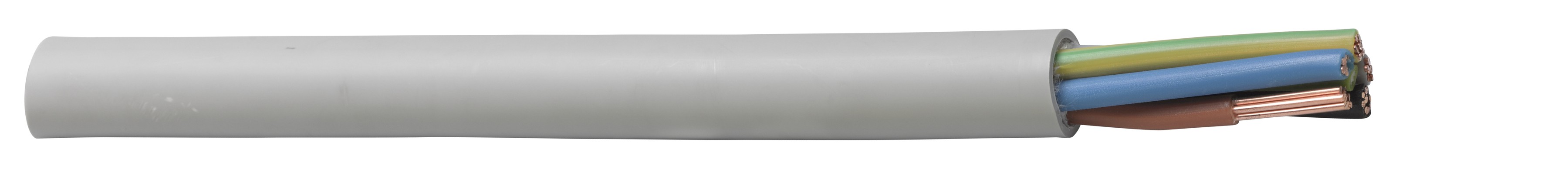 TT Kabel 5x10 LNPE Seil PVC grau Eca