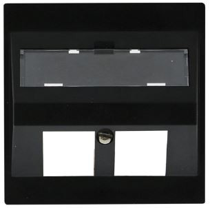 LAN UP Prise de sortie inclinée 2x Keystone EDIZIOdue 20 nr