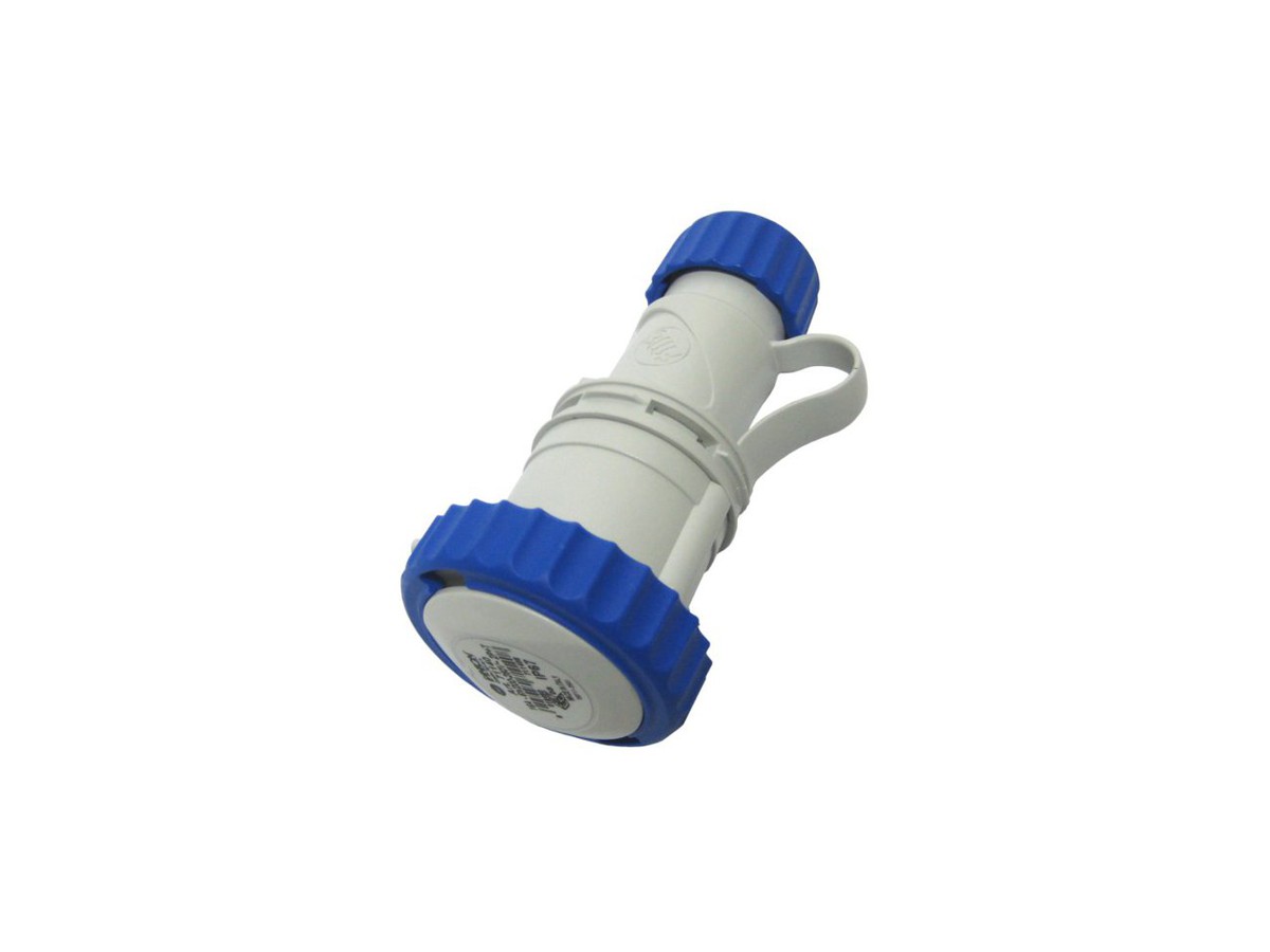 CEE-Kupplung 3P 16A 240V gu/bu (IP67)