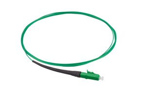 Pig-tail H+S BTW einseitig LC/APC 9/125 grün 2m