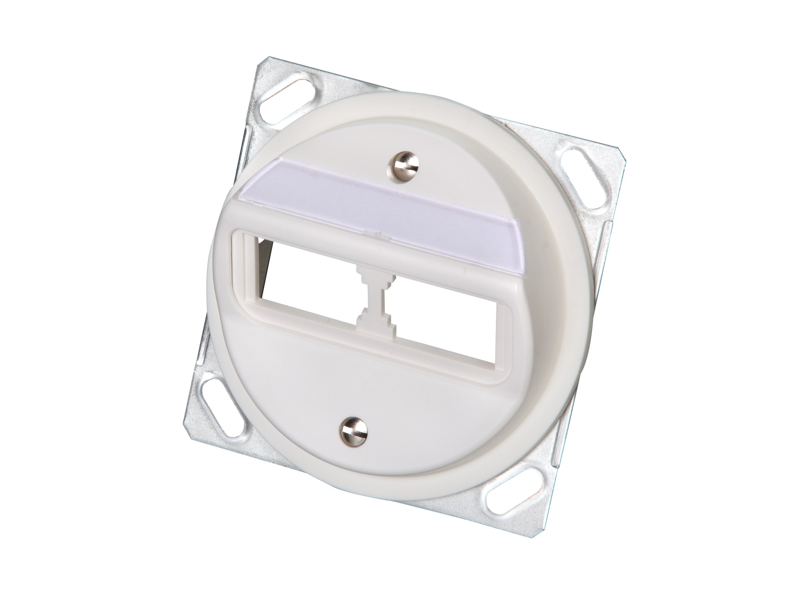 Unilan Bte.rac. 2xMS/MU/PS 1/8 vide oblique pour canal d'allège blanc