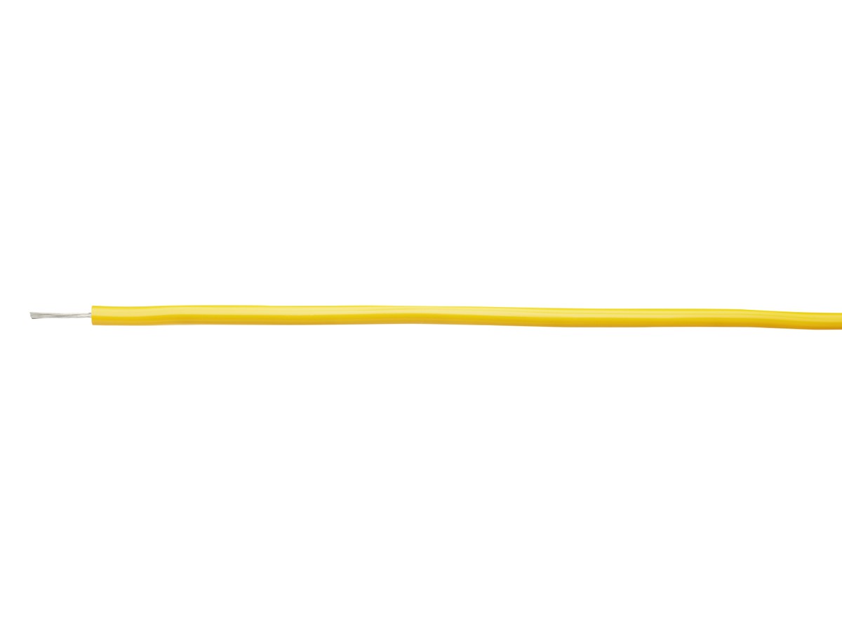 Câble néon 1x1.5 5-10kV jaune  (Tension d’essai 15kV)