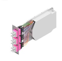Module enfichable d'épissures 6xLCD/SC/E2000 3HE 7TE sans raccords ni pigtails