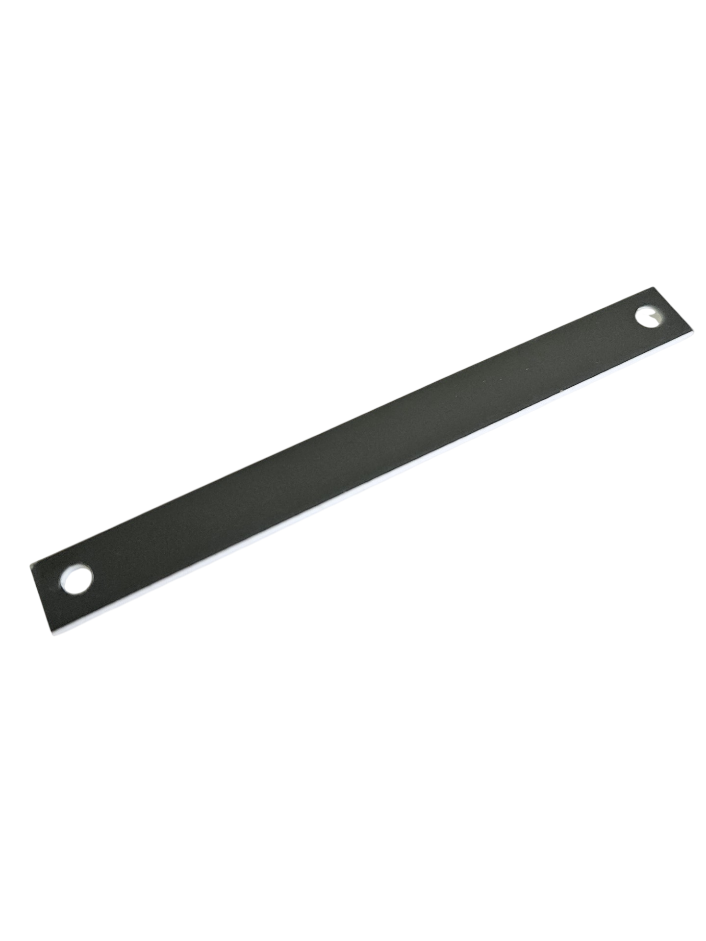 Schild grau/weiss 100x10mm ungraviert