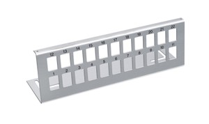 Home-Net Verteiler Alu 22xKSt. Beschriftet 1-22